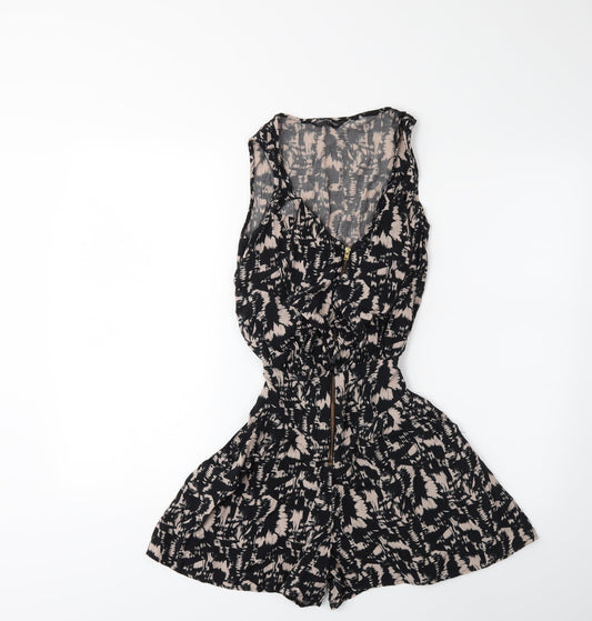 Miss Selfridge Womens Beige   Playsuit One-Piece Size 6