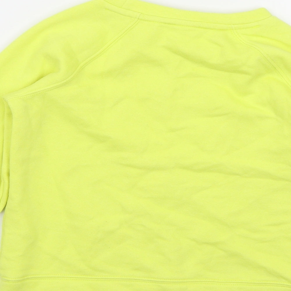 Preworn Girls Yellow   Pullover Sweatshirt Size S