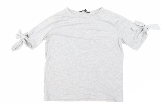 NEWLOOK Womens Grey   Basic T-Shirt Size 10