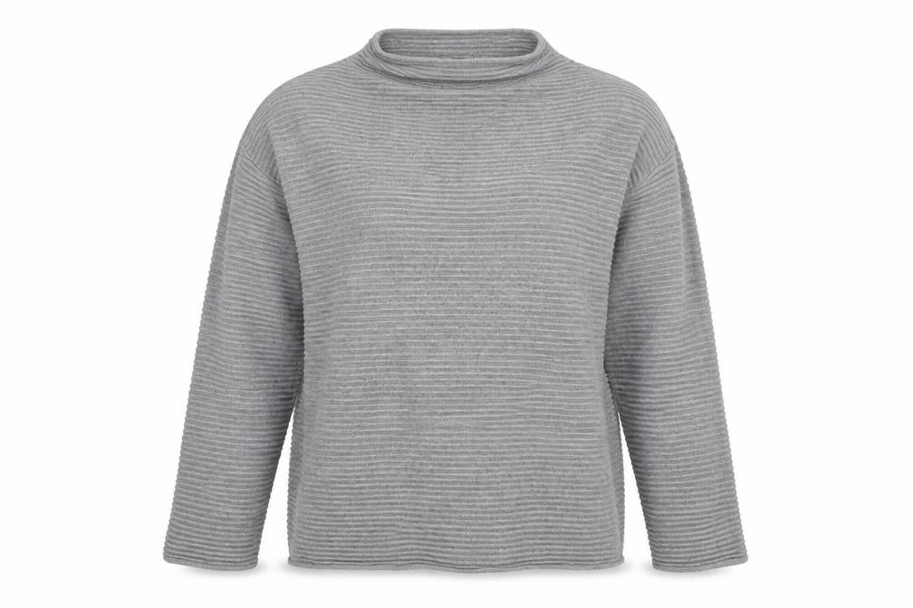 H&M Womens Grey  Knit Pullover Jumper Size M
