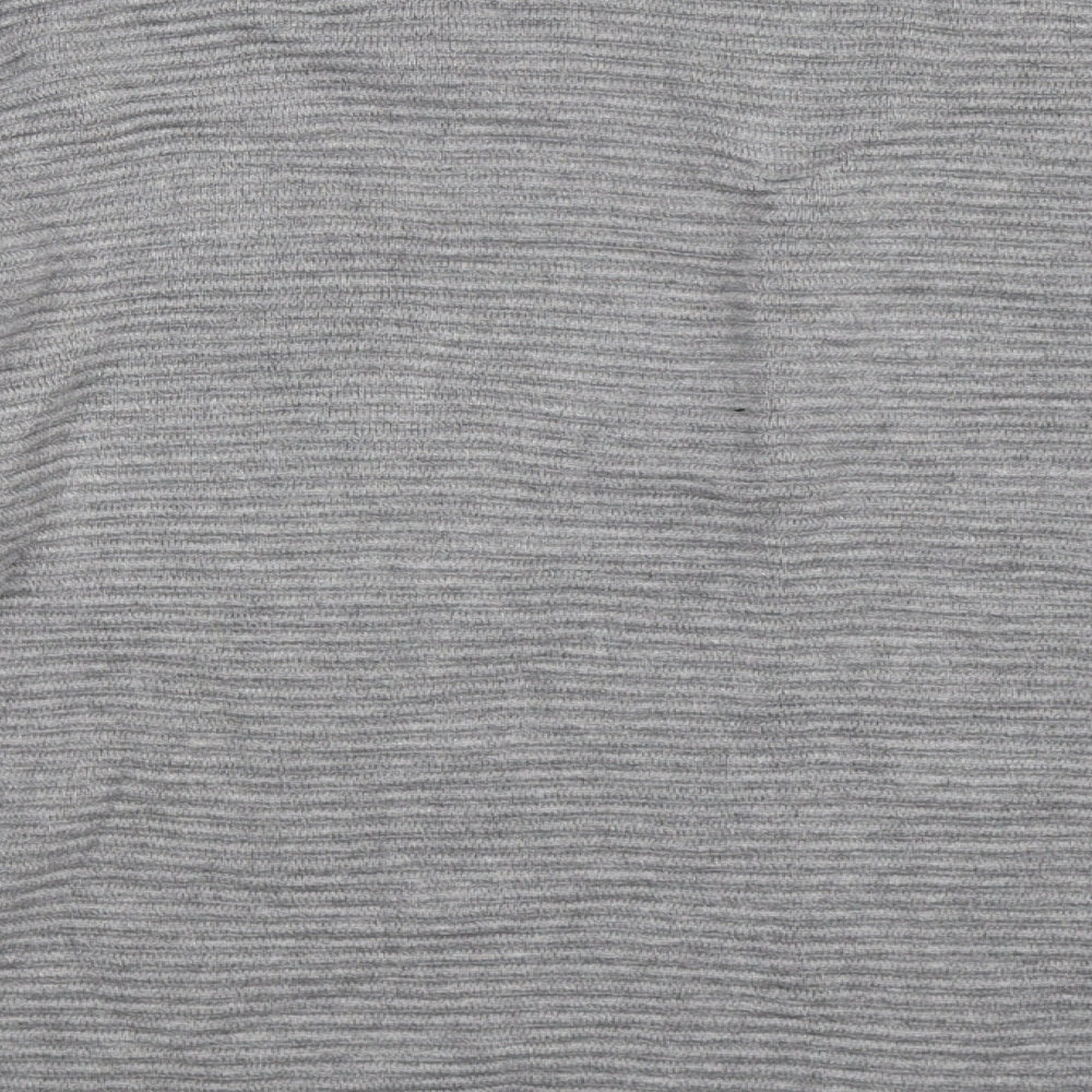 H&M Womens Grey  Knit Pullover Jumper Size M