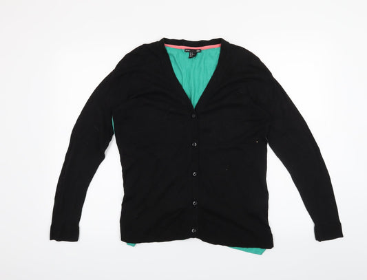 H&M Womens Black   Cardigan Jumper Size S