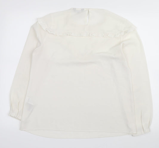 New Look Womens White   Basic Blouse Size 10