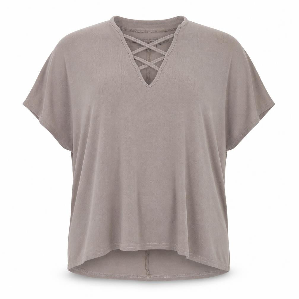 Front view of Select women’s purple pullover sweatshirt, size UK 18