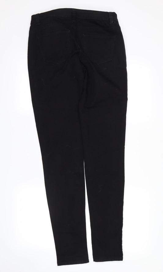 denim co Womens Black  Denim Straight Jeans Size 12
