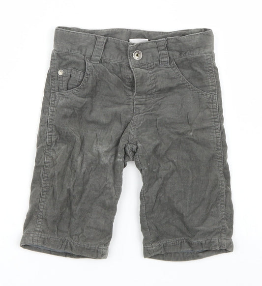 Pumpkin Patch Boys Grey  Corduroy  Trousers Size 3-6 Months