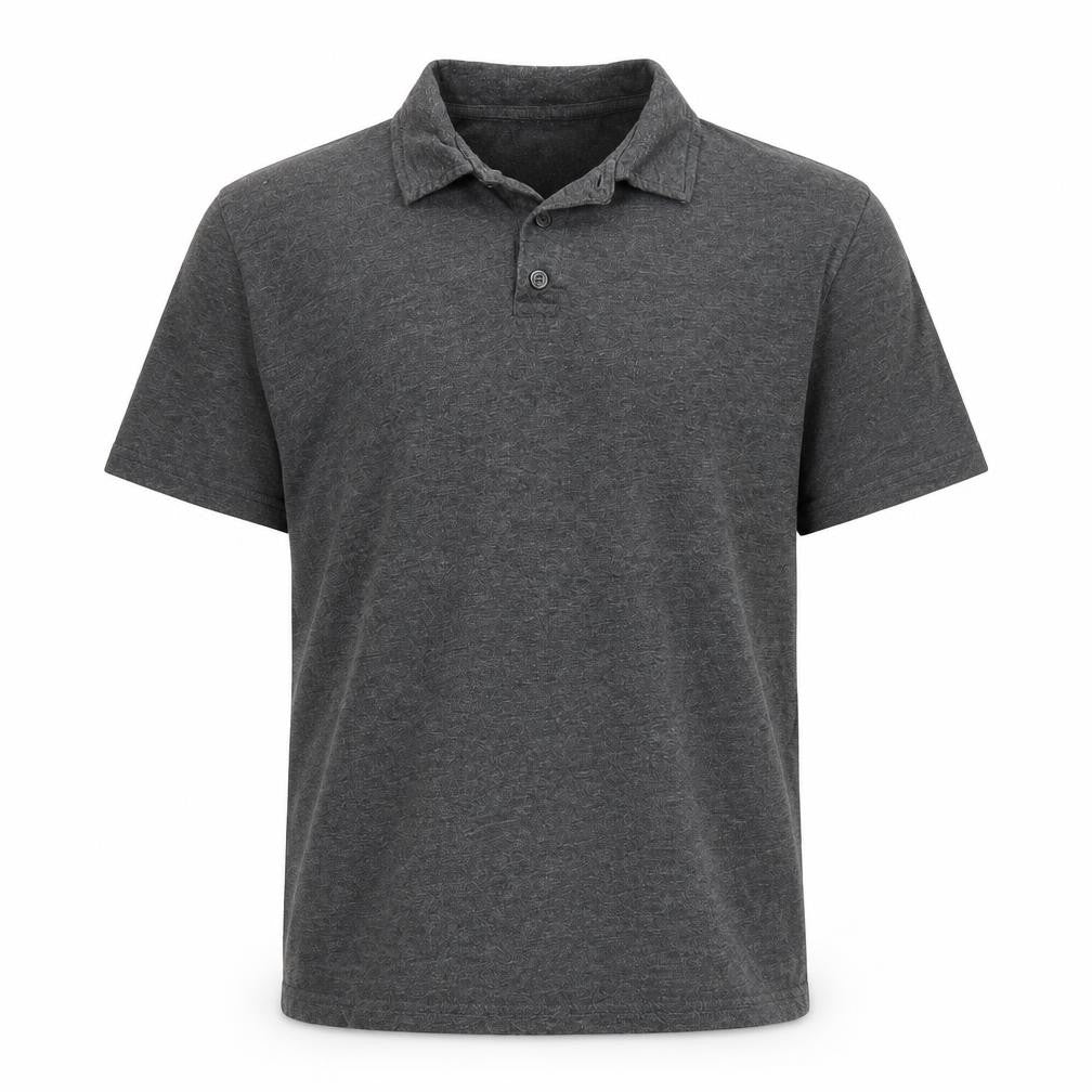 Studio Mens Grey    Polo Size L