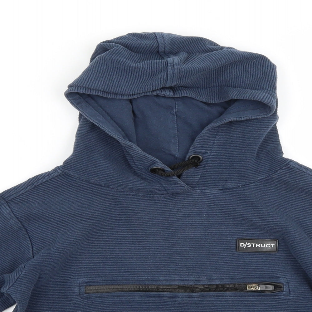 D/struct Boys Blue   Pullover Hoodie Size 9-10 Years