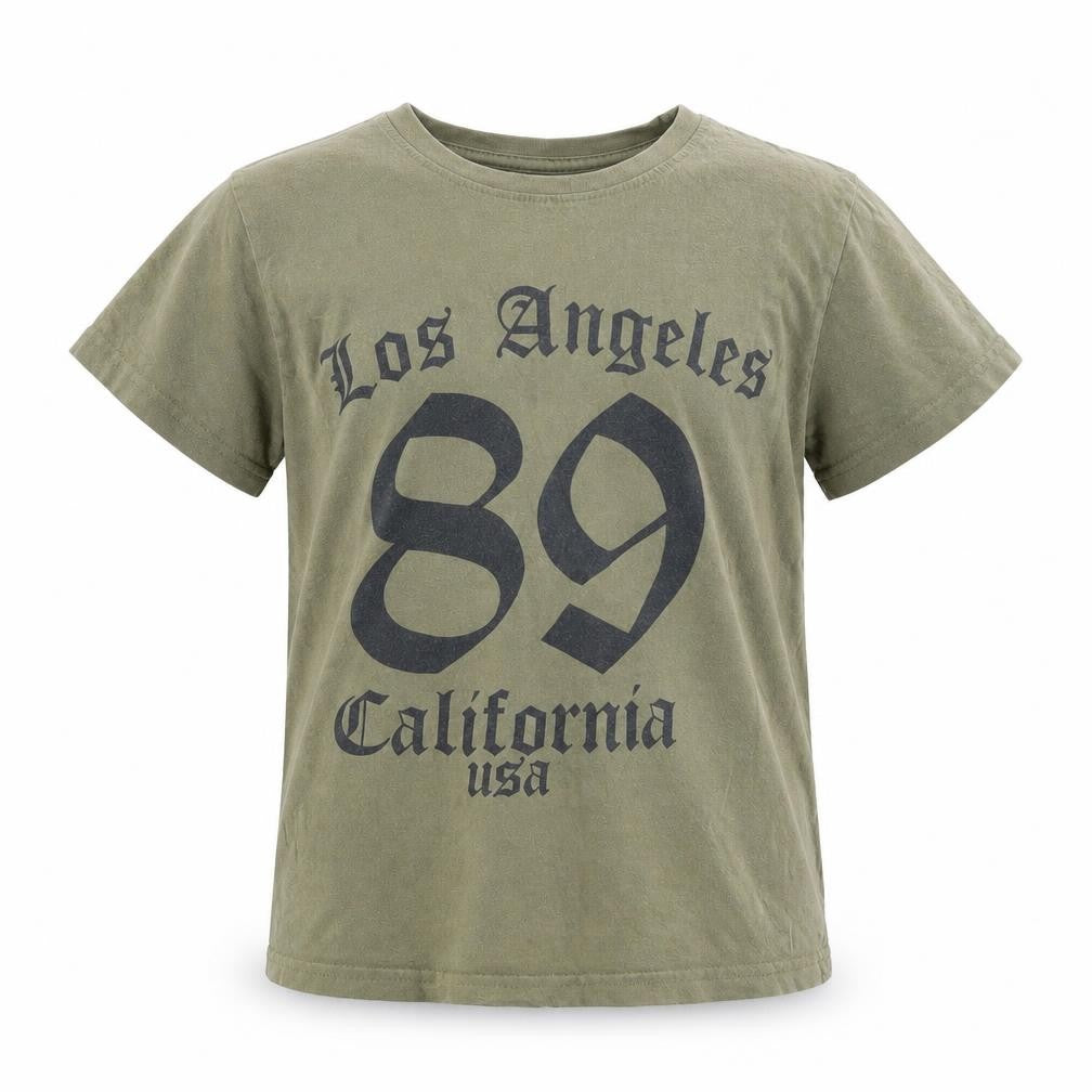 Primark Girls Green   Basic T-Shirt Size 6-7 Years