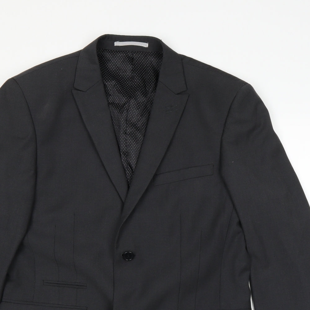 Scopes Mens Grey   Jacket Suit Jacket Size 36