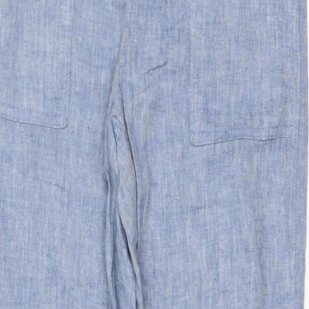 F&F Womens Blue   Trousers  Size 8 L28 in
