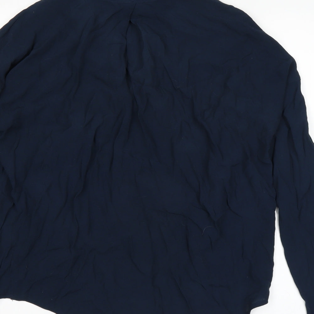 Preworn Womens Blue   Basic Button-Up Size M