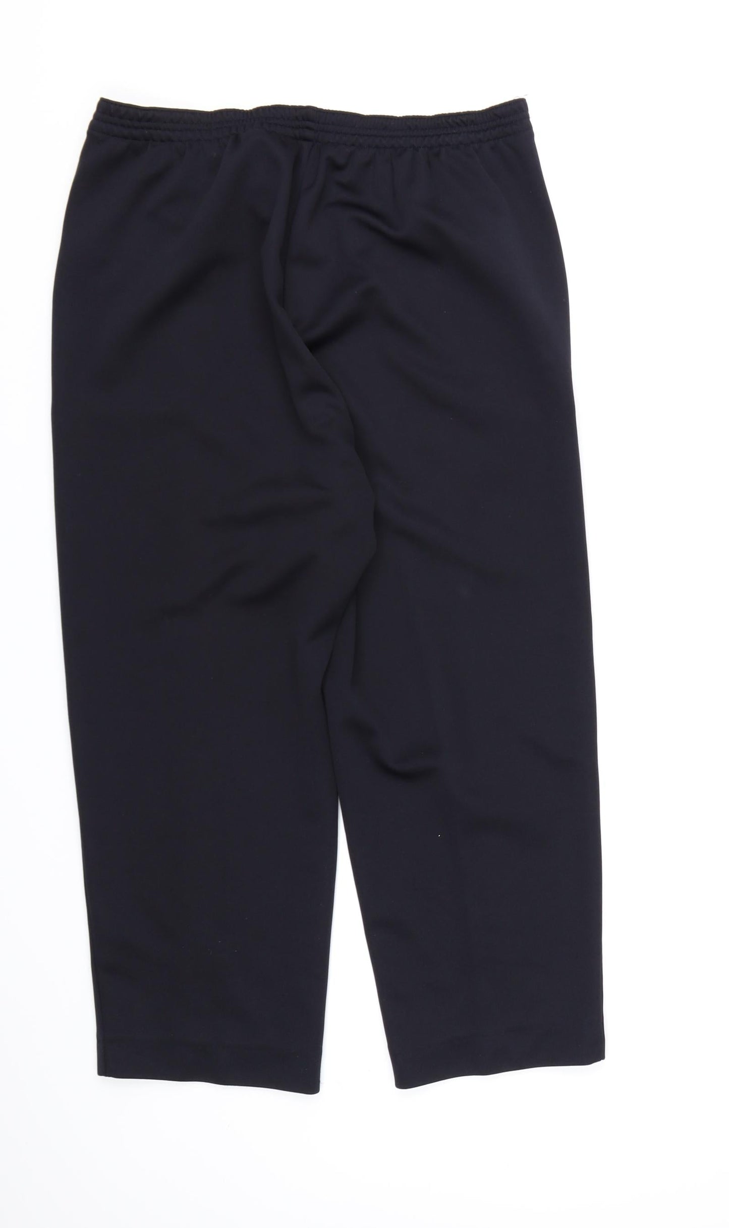 BM Collection Womens Blue  Rayon Trousers  Size 12 L24 in