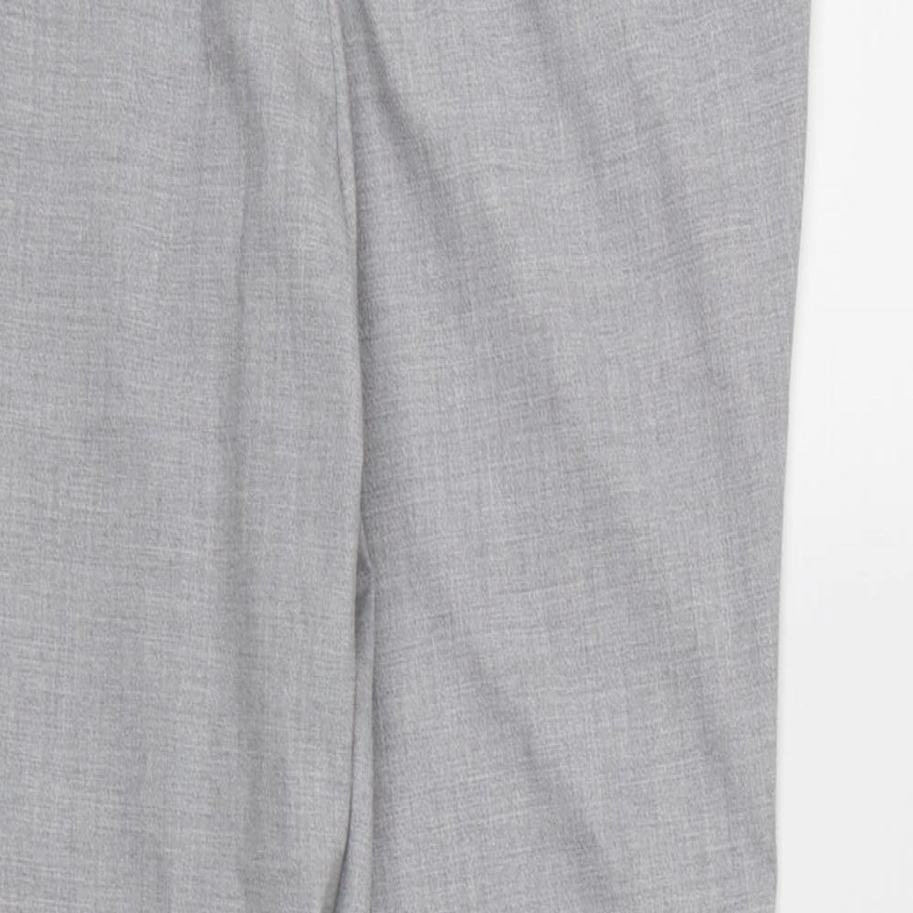 NEXT Womens Grey  Rayon Dress Pants Trousers Size 10 L26 in