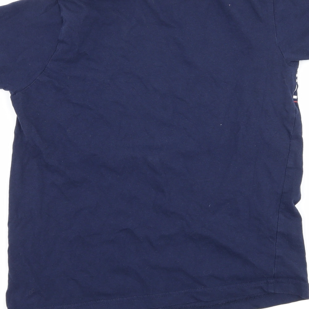 Primark Boys Blue   Basic T-Shirt Size 9-10 Years  - slogan