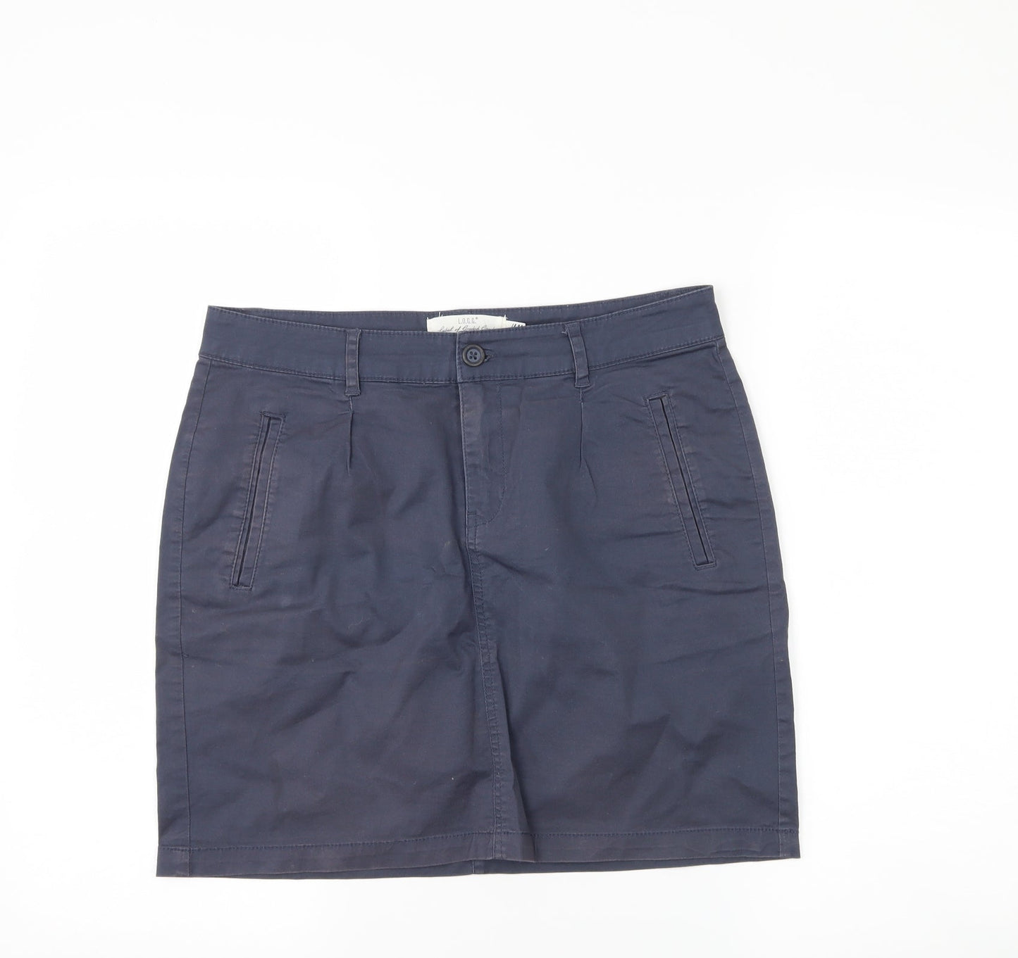 H&M Womens Blue   A-Line Skirt Size 10