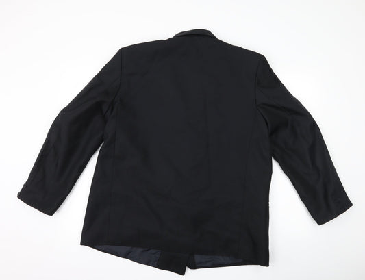 Preworn Womens Black   Jacket Suit Jacket Size 18