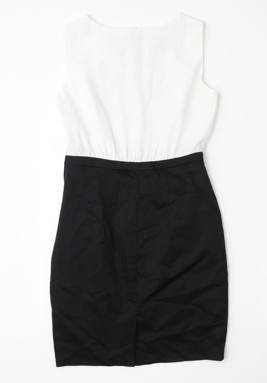 H&M Womens Black   Pencil Dress  Size 8