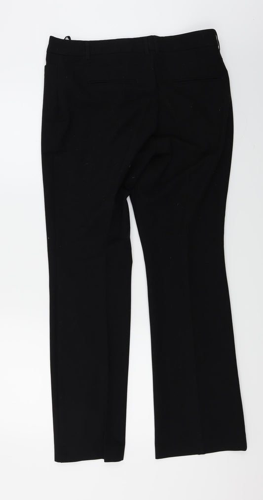 NEXT Womens Black   Trousers  Size 12 L28 in