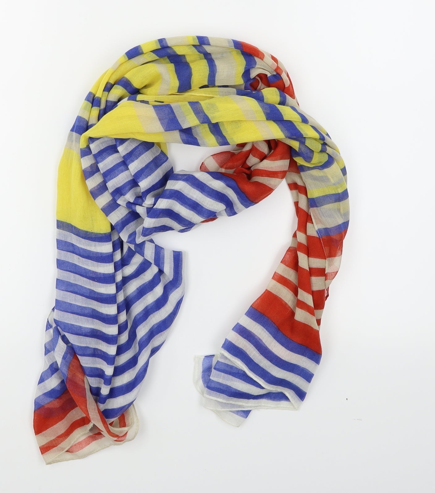 NEXT Womens Blue Striped   Shawl/Wrap