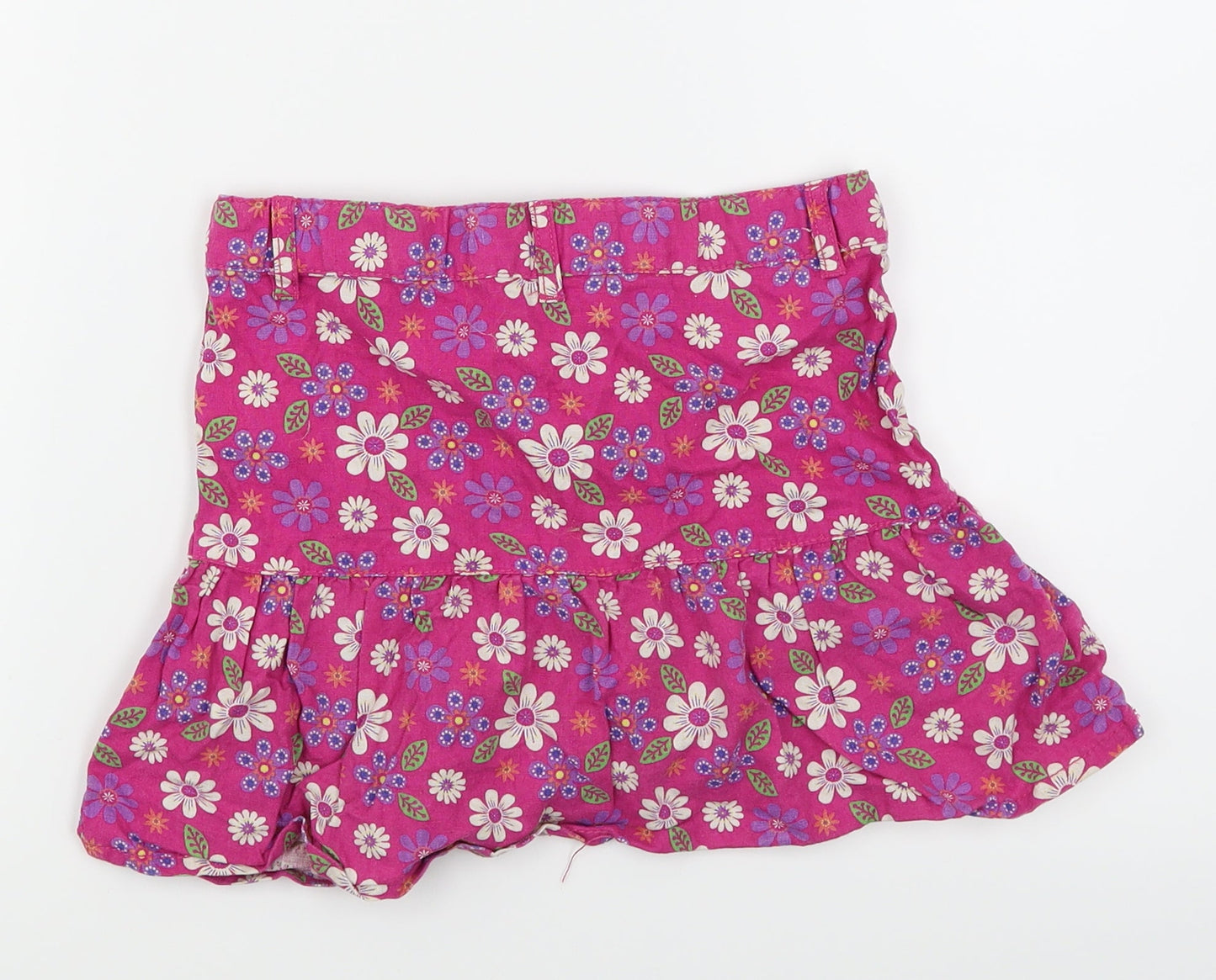 Cherokee Girls Pink Floral  Flare Skirt Size 5-6 Years