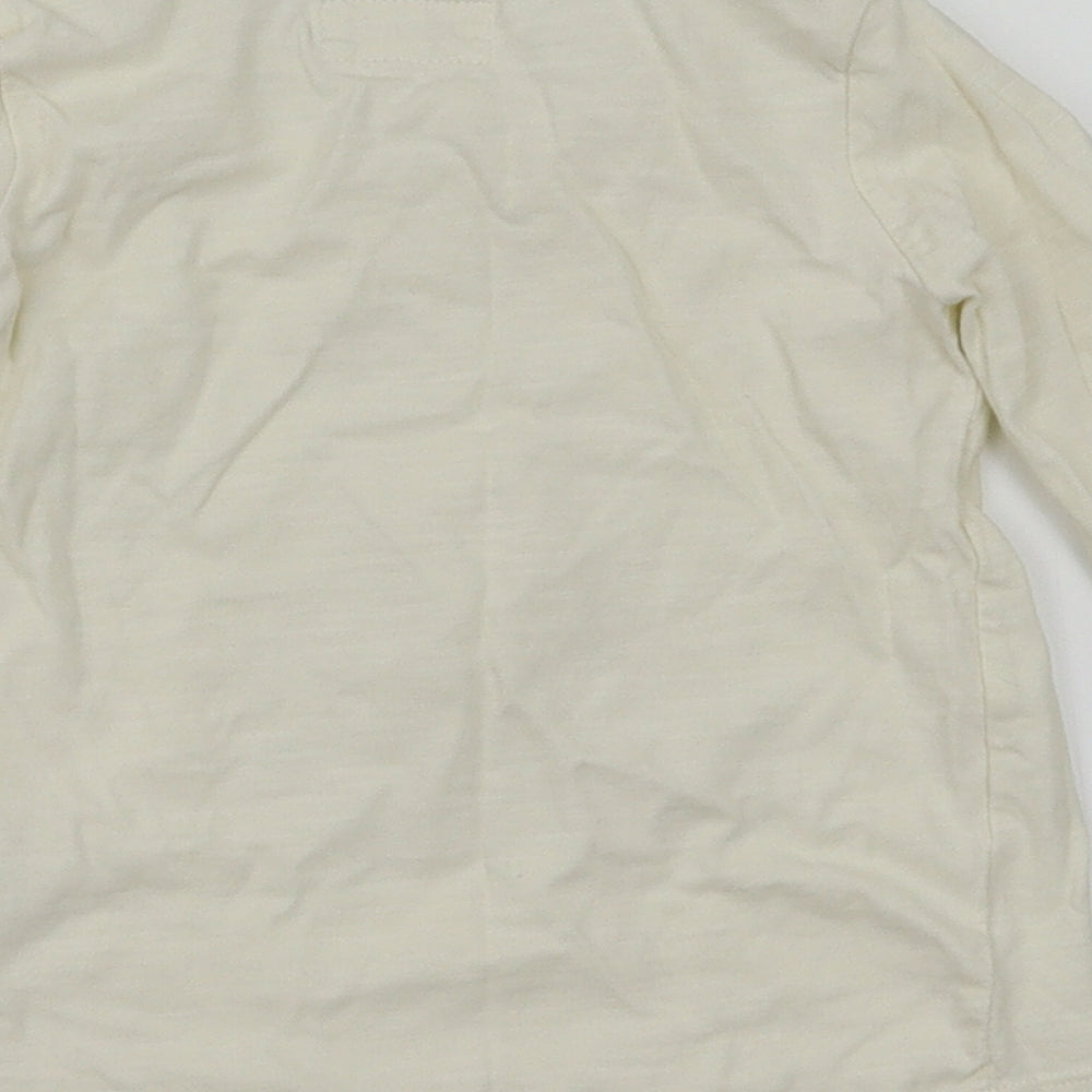 TU  Ivory Animal Print  Basic T-Shirt Size 12 Months