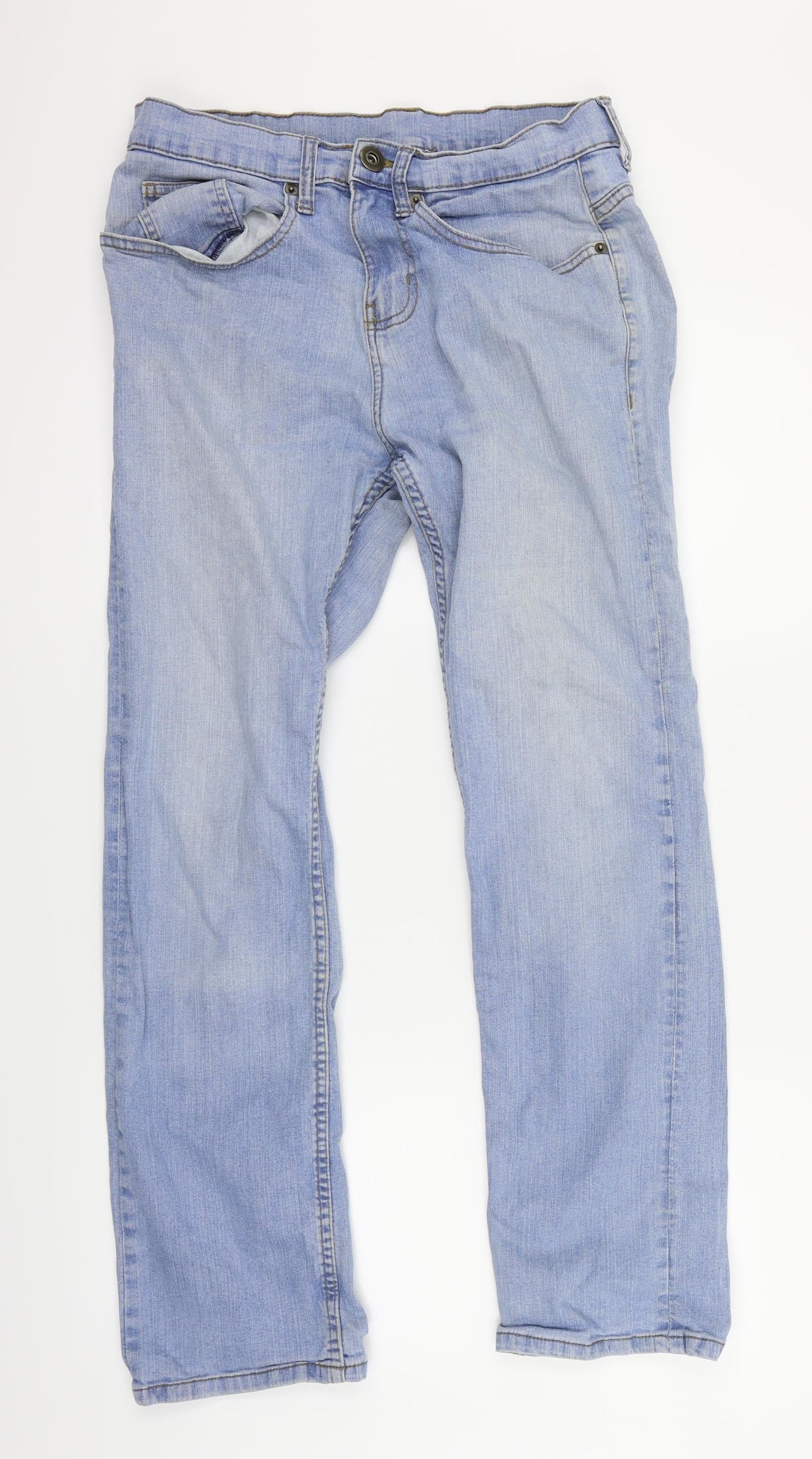 Denim & Co. Womens Blue   Skinny Jeans Size 30 in L32 in