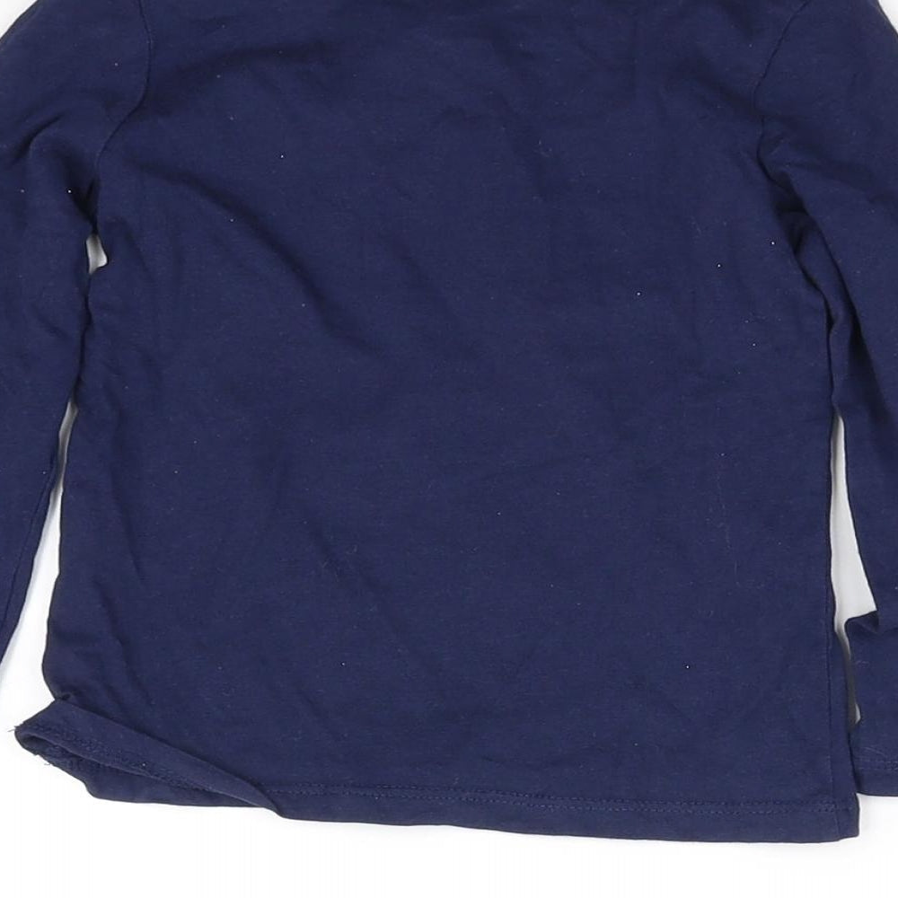 Primark Girls Blue   Basic T-Shirt Size 3-4 Years