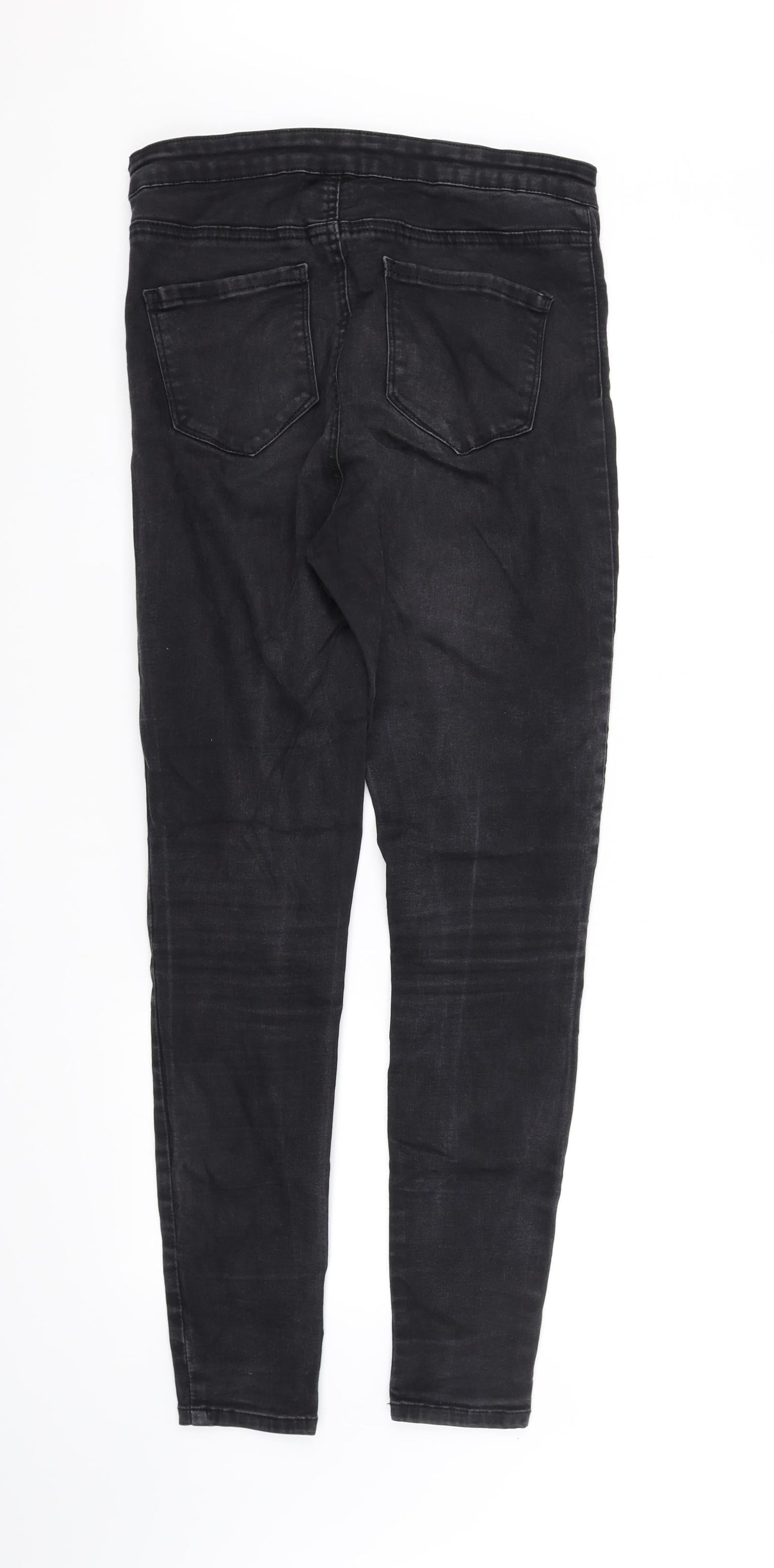 deniem & co Womens Black   Straight Jeans Size 14 L32 in