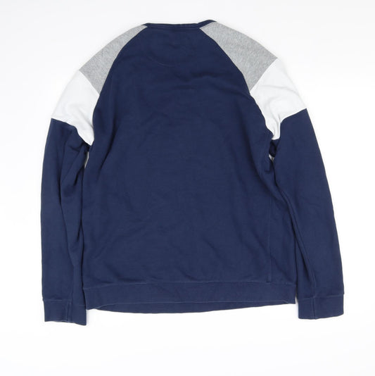 Acw85 Mens Blue   Pullover Jumper Size XL