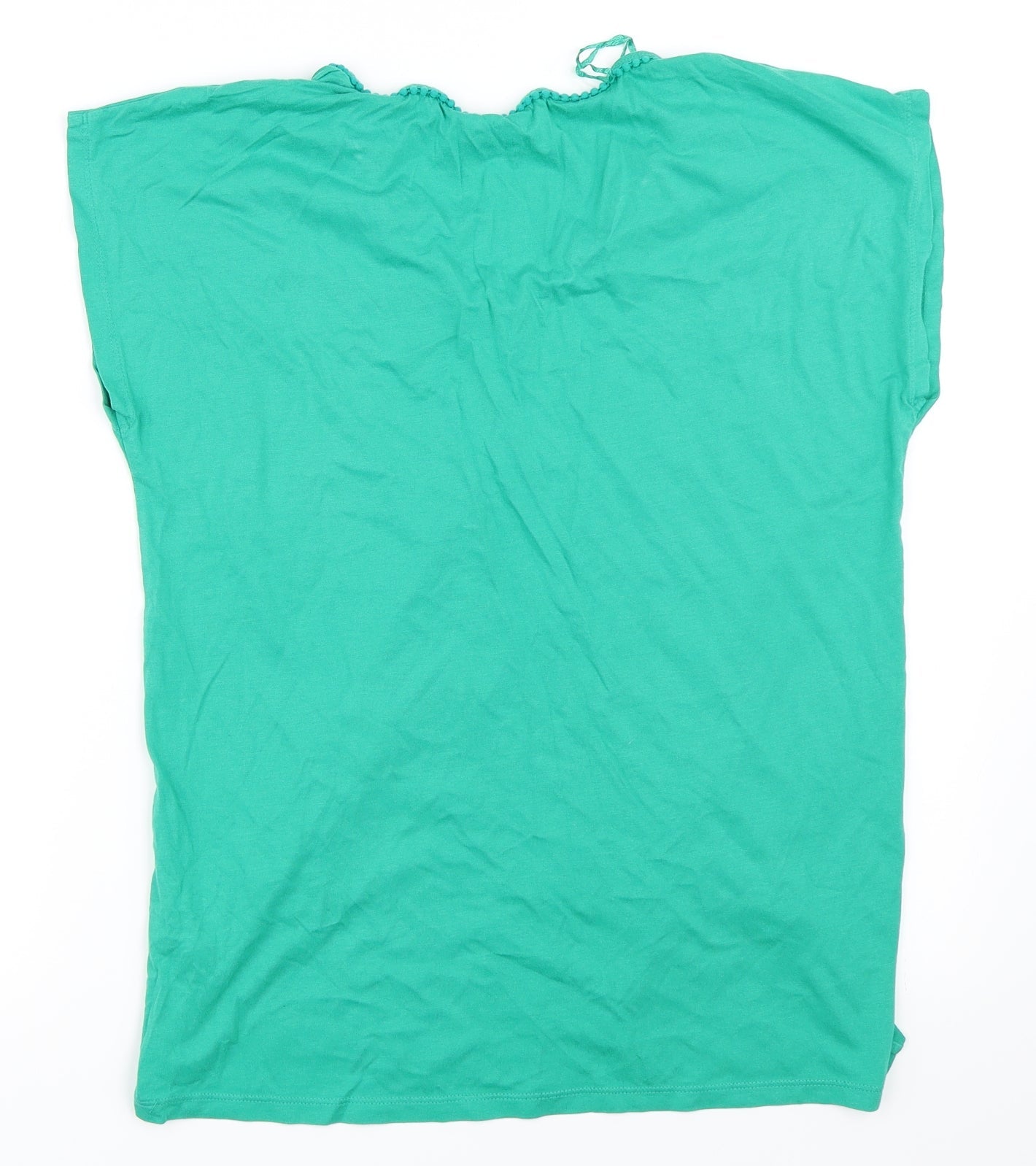 Preworn Womens Green   Basic T-Shirt Size 16