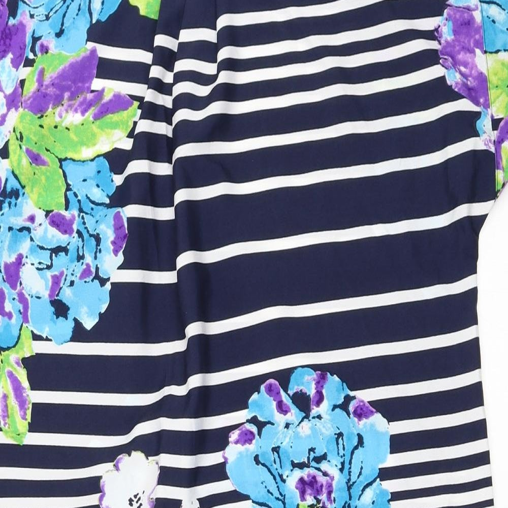 Lakeland Womens Blue Striped  Shift  Size 12