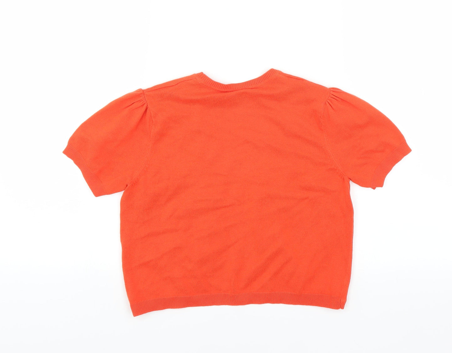 Preworn Womens Orange   Shrug Jumper