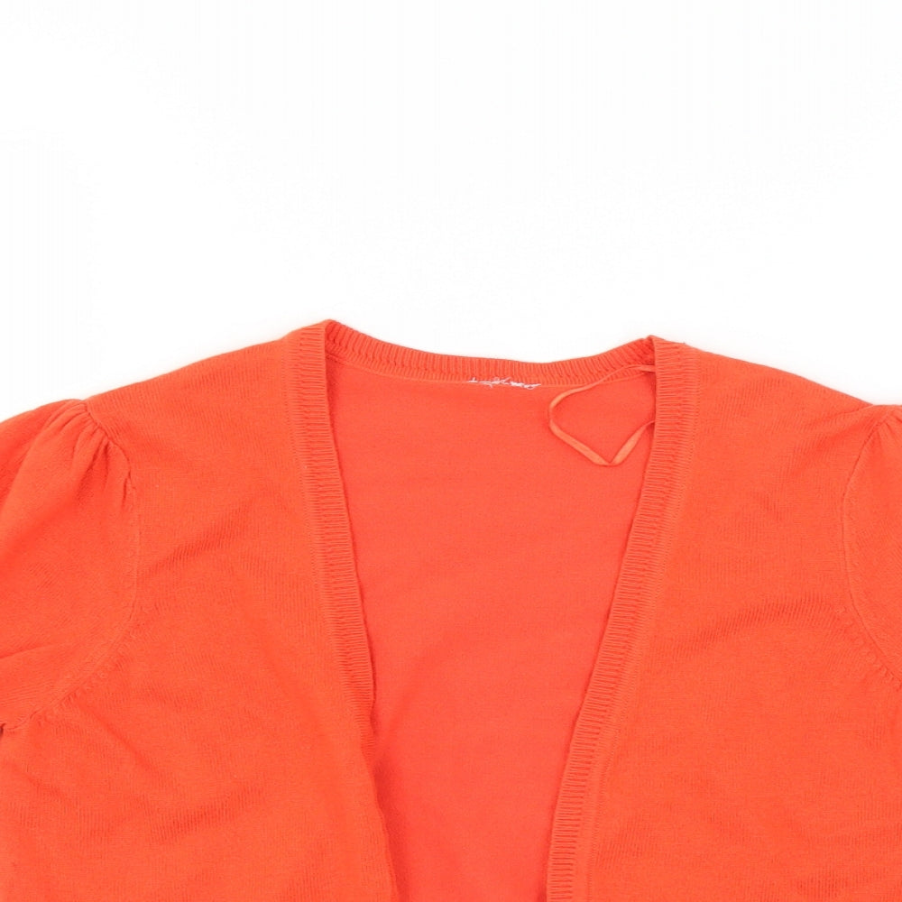 Preworn Womens Orange   Shrug Jumper