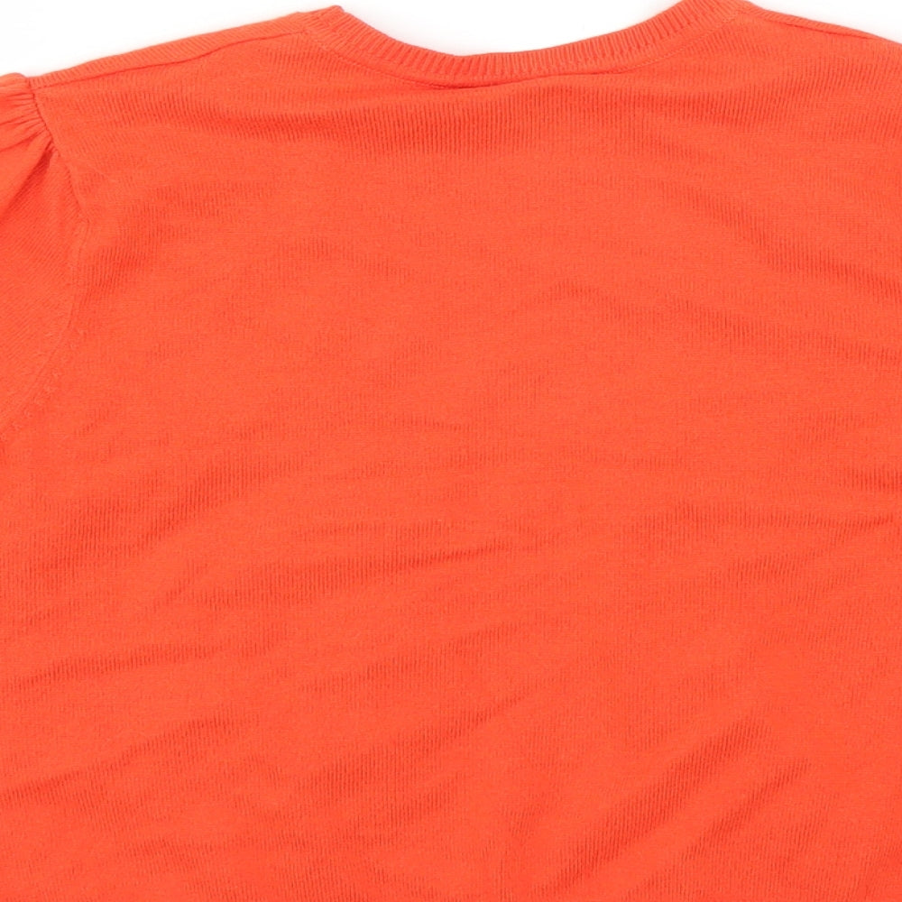 Preworn Womens Orange   Shrug Jumper