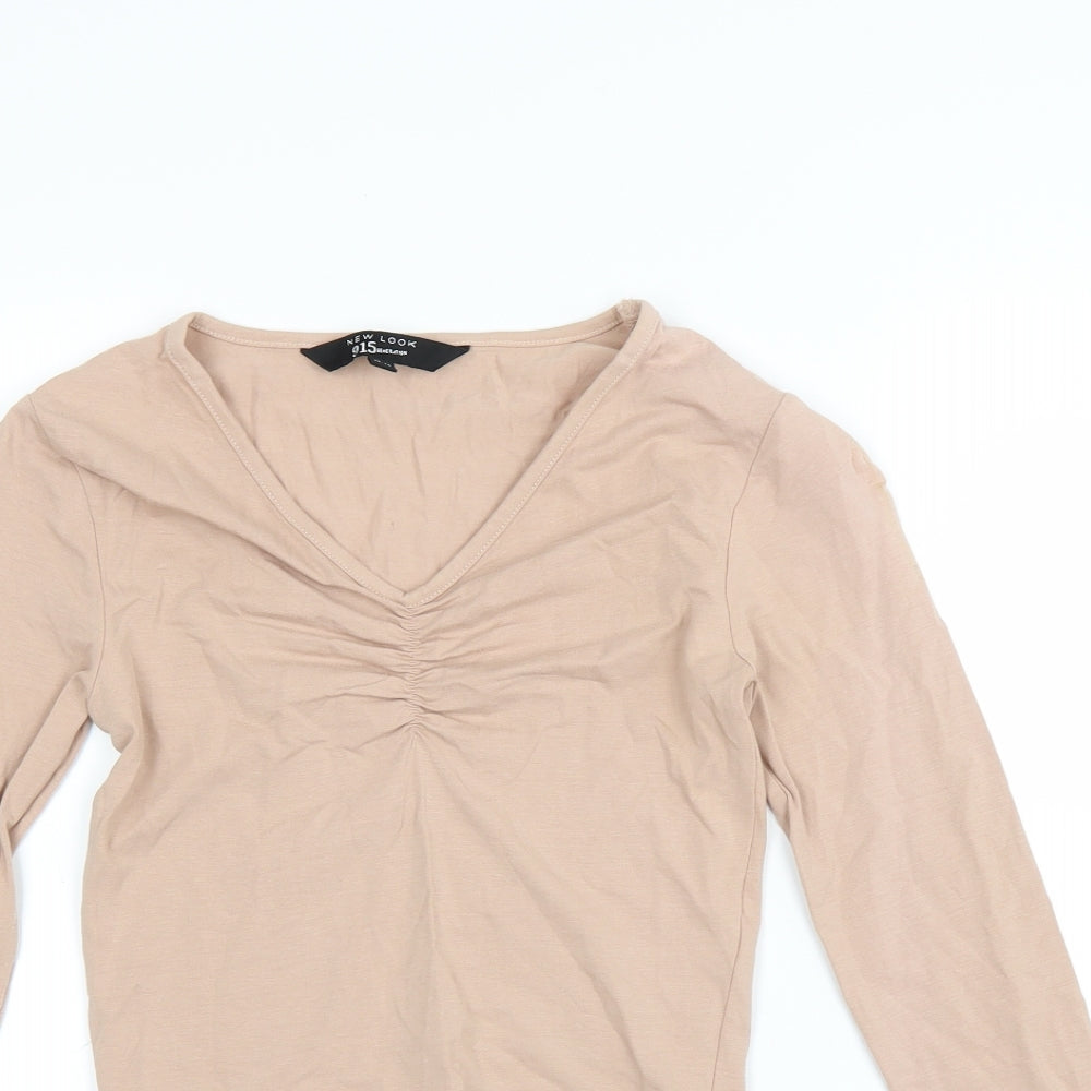 New Look Girls Beige   Basic T-Shirt Size 12-13 Years