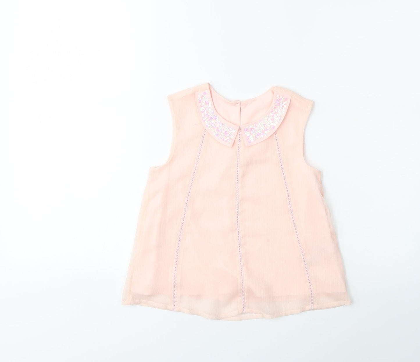 George Girls Pink   Basic Blouse Size 5-6 Years