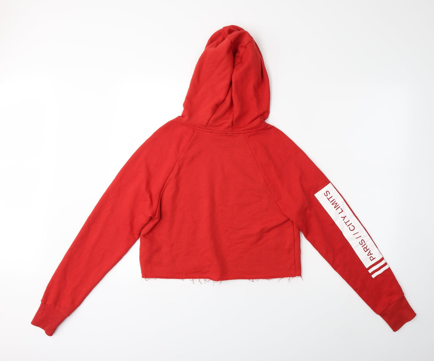 New Look Womens Red   Pullover Hoodie Size 6