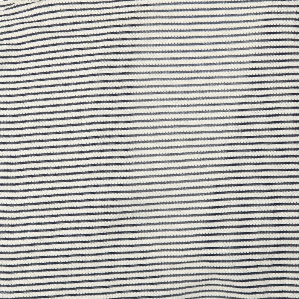 Papaya Womens Blue Striped  Cardigan Jumper Size 20