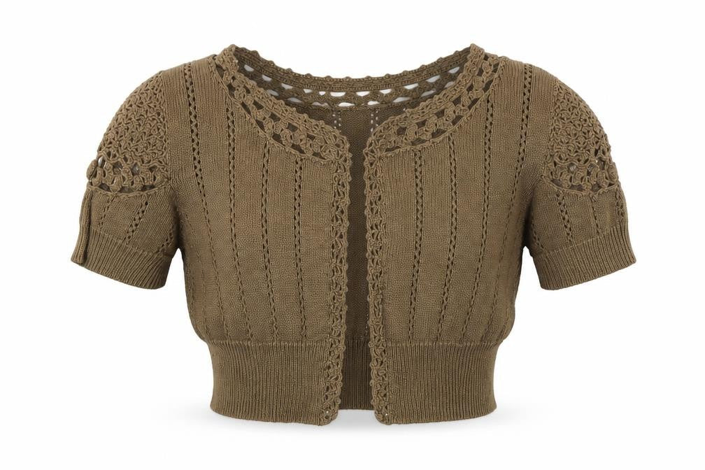 Next Girls Brown   Cardigan Jumper Size 10 Years