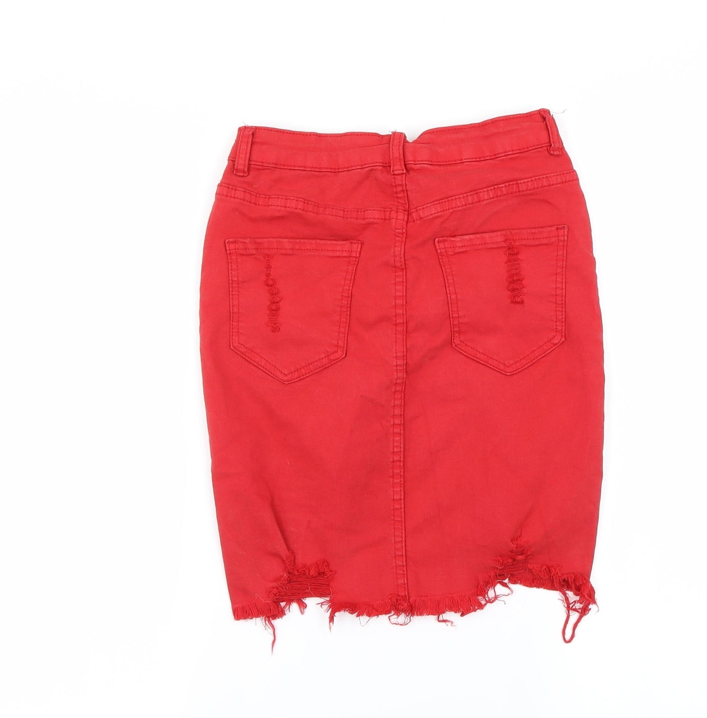 My Bestiny  Womens Red   A-Line Skirt