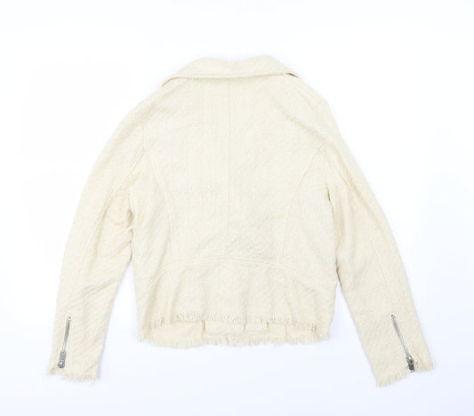 H&M Womens Ivory   Jacket  Size 8