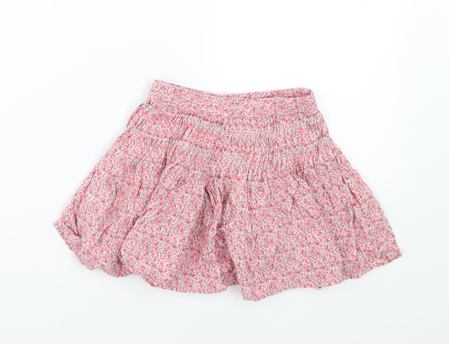 NEXT Girls Pink Floral  A-Line Skirt Size 3 Years