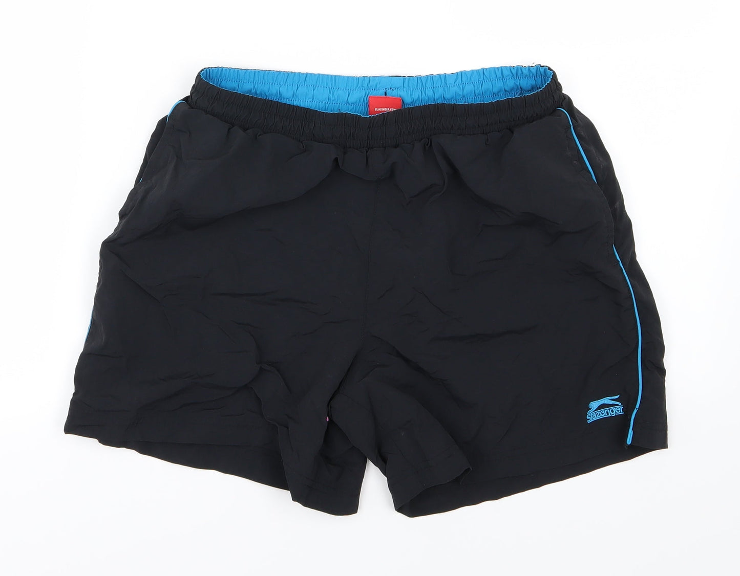 Slazenger Boys Black   Sweat Shorts Size 13 Years