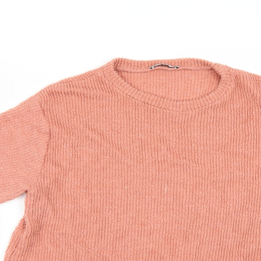 Zara Womens Orange   Basic T-Shirt Size M