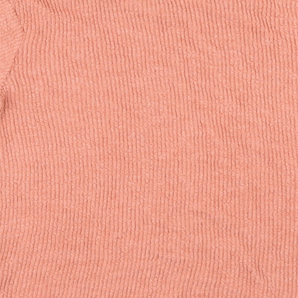 Zara Womens Orange   Basic T-Shirt Size M