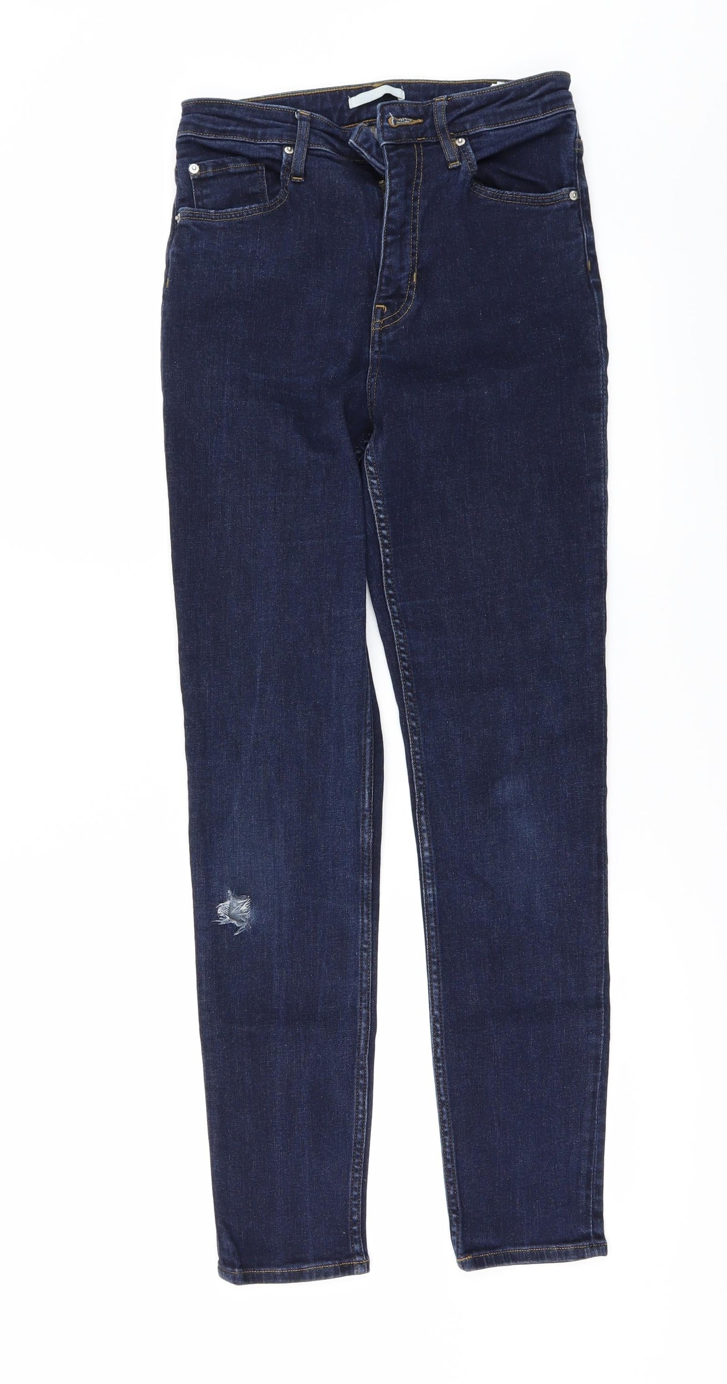 H&M Womens Black  Denim Skinny Jeans Size 12 L30 in - customised project