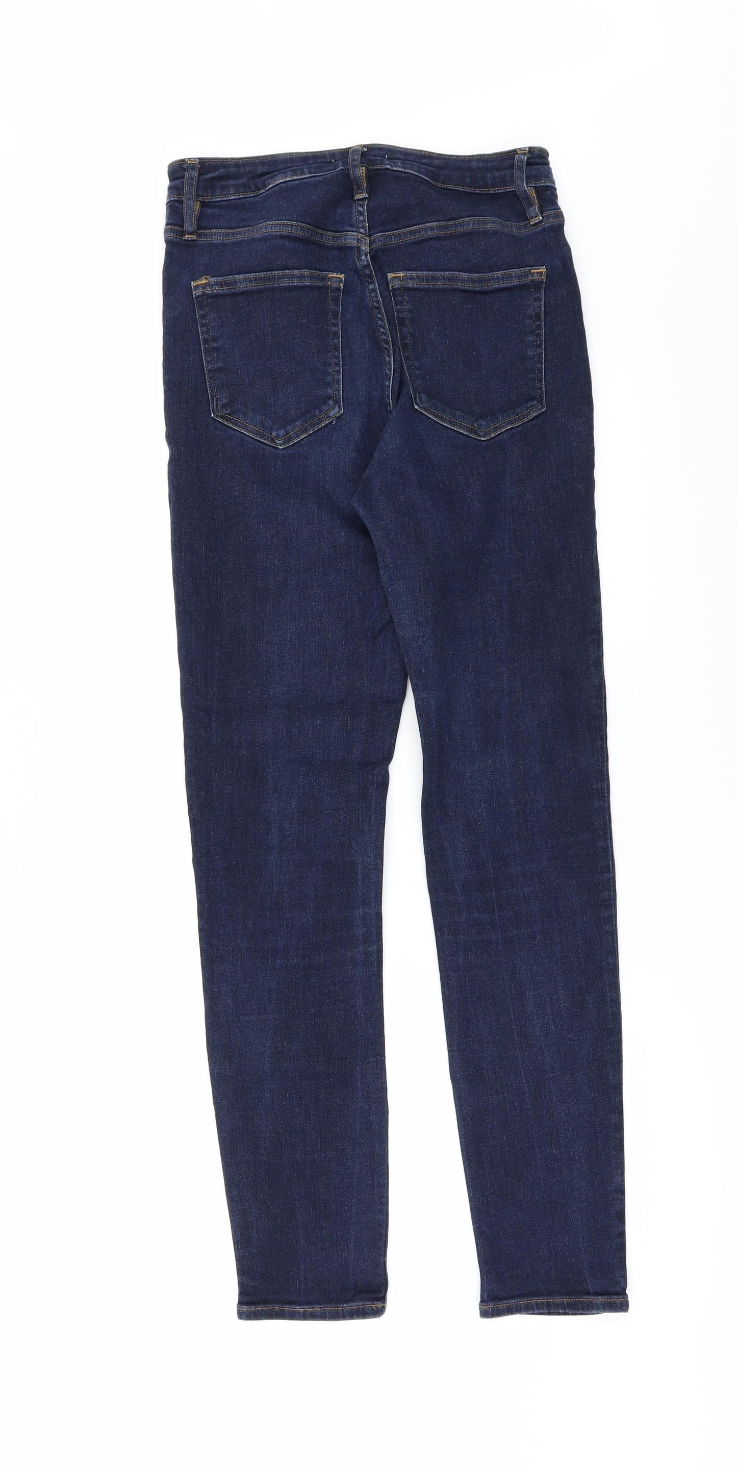 H&M Womens Black  Denim Skinny Jeans Size 12 L30 in - customised project