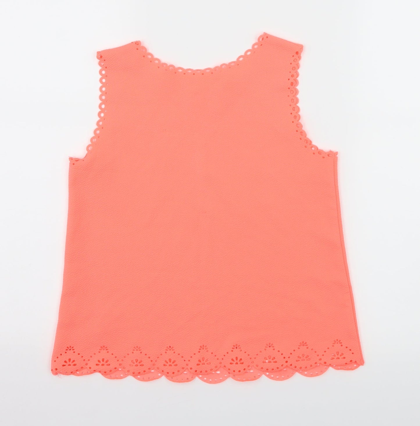 TU Girls Pink  Jersey Basic Tank Size 11-12 Years