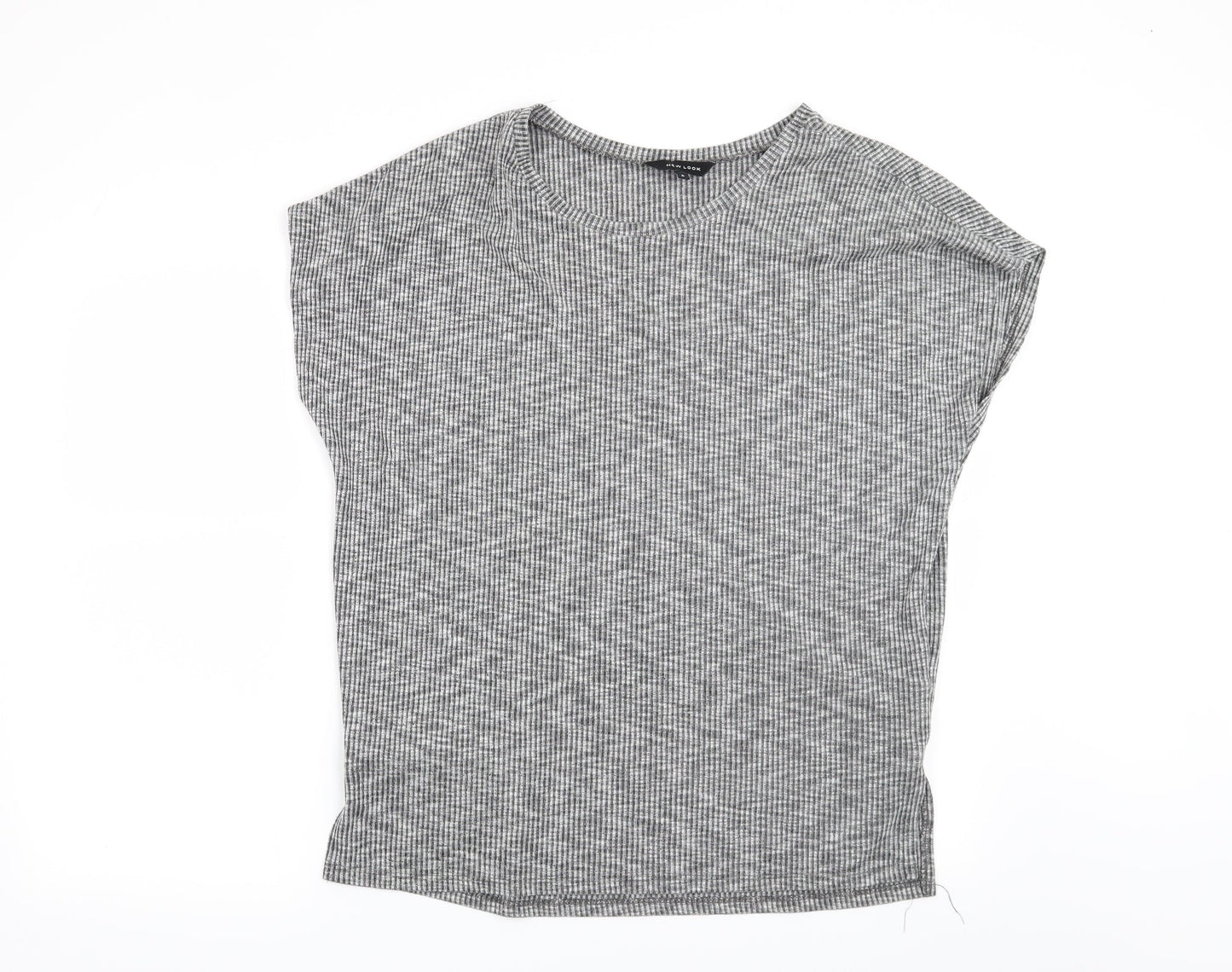 New Look Womens Grey   Basic T-Shirt Size 6